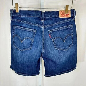 Levi’s Size 27 Jean Shorts Jorts Denim Blue Western Casual Vacation